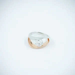 925 Silver Midnight Glow Solitaire Ring
