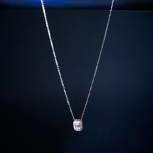 925 SILVER EMERALD HALO PENDANT