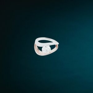 925 Silver Midnight Glow Solitaire Ring