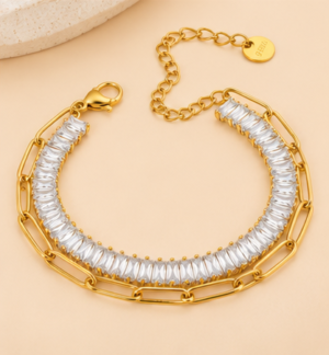 Orneve Éclat Riviera Crystal Tennis Bracelet