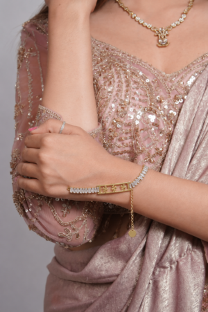Orneve Fleur Éclat Crystal Tennis Bracelet
