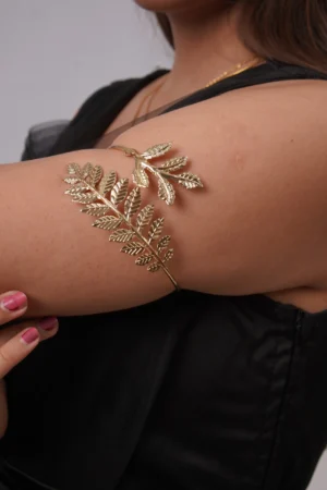Greek Laurel Leaf Upper Arm Cuff Armlet