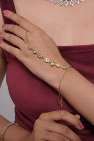 Multi-Shape Geometric Charms Hand Harness