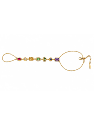 Orneve Elysian Mosaic Hand Harness Bracelet