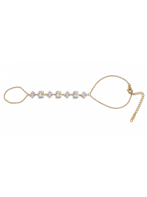 Orneve Aurora Radiance Crystal Hand Harness Bracelet
