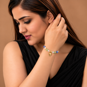 Orneve Verdant Aurora Rainbow Crystal Bracelet