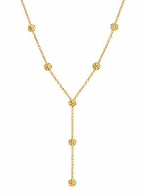 Orneve Rosé Fleur Station Pendant Necklace