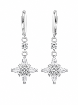 Orneve Astra Argent Starfall Hoops
