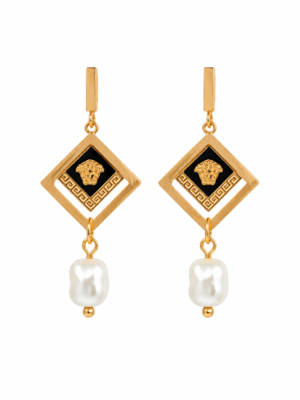 Orneve Perla Quadrata Drop Earrings