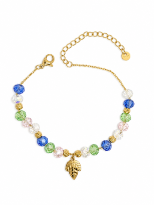 Orneve Verdant Aurora Rainbow Crystal Bracelet
