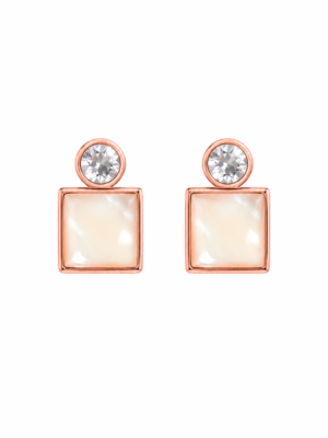 Orneve Céleste Carré Stud Earrings