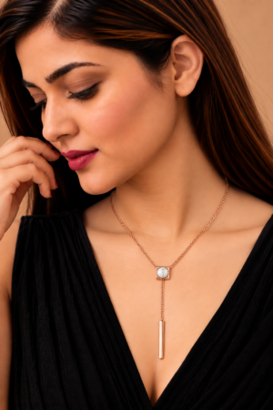 Orneve Solenne Lariat Pendant Necklace