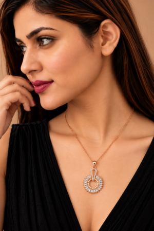 Orneve Étoile Perla Orbit Pendant Necklace