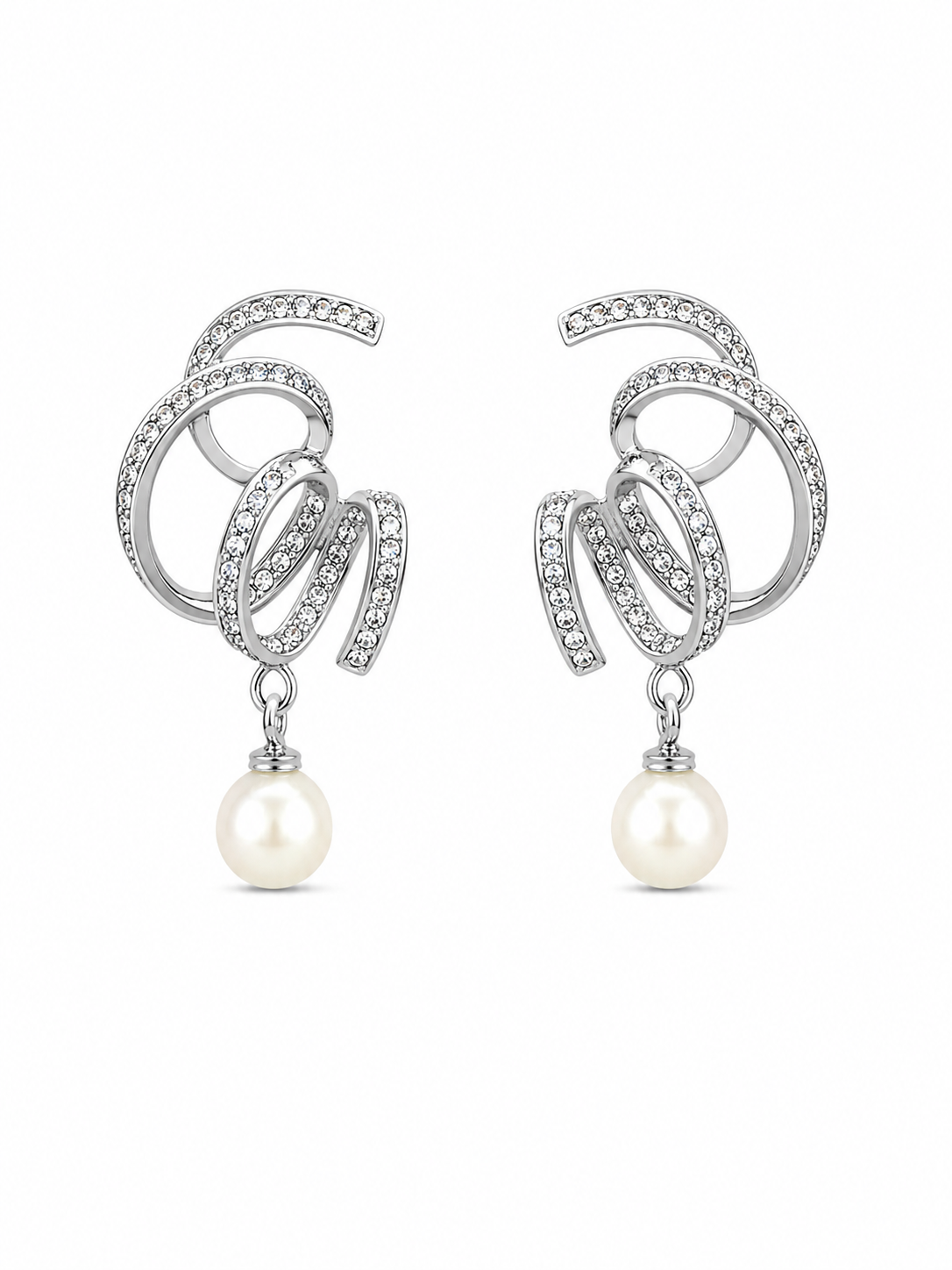 Orneve Seraphine Pearl Entwine Earrings