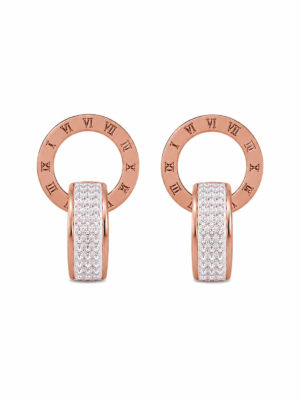 Orneve Regalia Pavé Orbit Stud Earrings