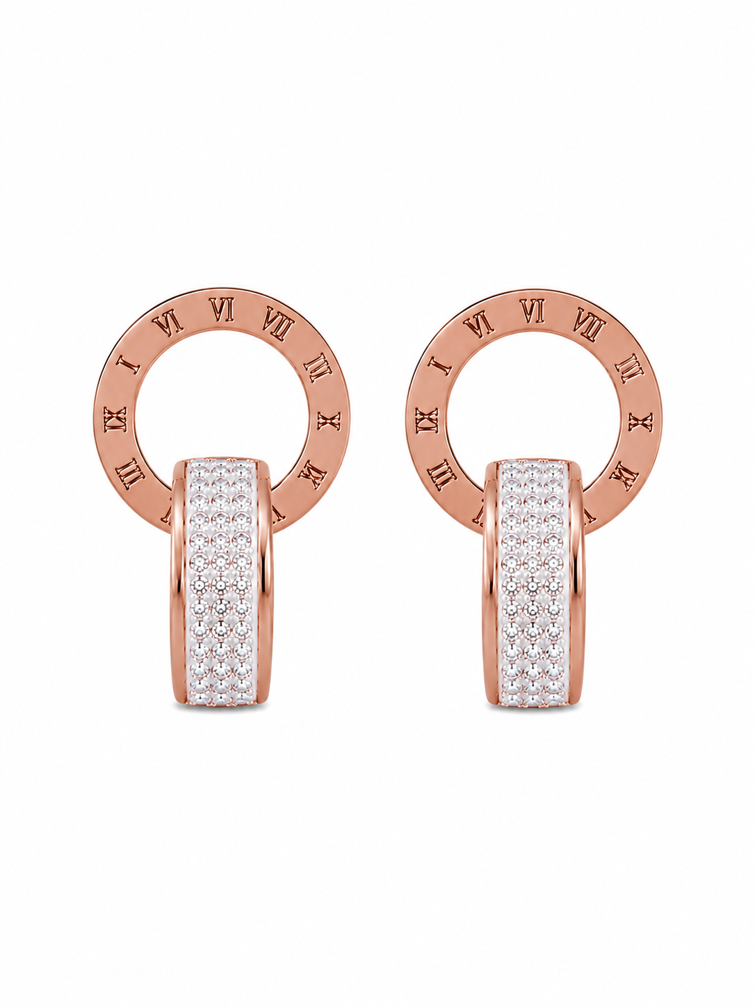 Orneve Regalia Pavé Orbit Stud Earrings